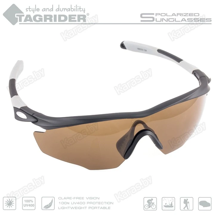 Очки поляризационные Tagrider N10-1 BROWN в чехле