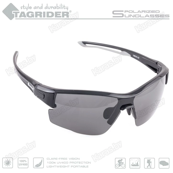 Очки поляризационные Tagrider N14-2 GRAY в чехле