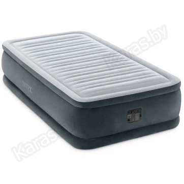 Надувная кровать Intex Queen Comfort-Plush 191 х 99 х 46 см со встроенным насосом 220В (64412)