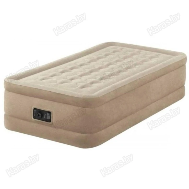 Надувная кровать Intex Ultra Plush 191х99х46 см со встроенным насосом 220В (64426)