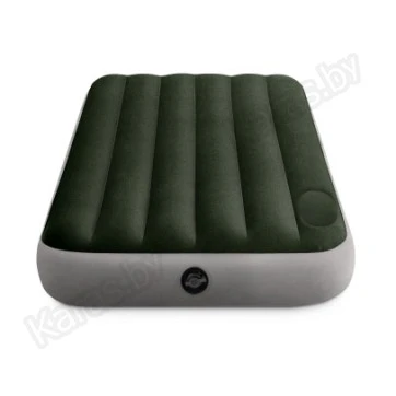 Надувной матрас Intex Downy Airbed 191x99x25см со встроенным насосом (64761)