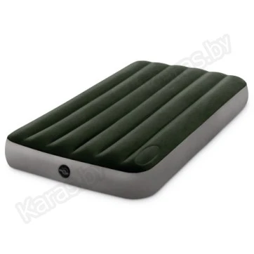 Надувной матрас Intex Downy Airbed 191x99x25см со встроенным насосом (64761)