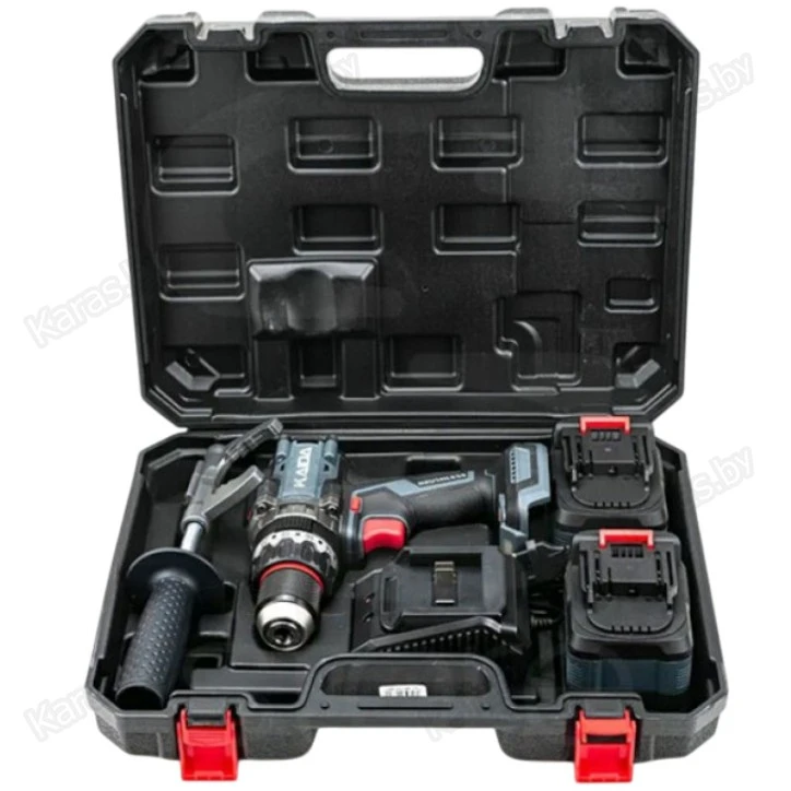Шуруповерт-электробур Kaida BID-3 180 Нм, 21V, 2х8Ah