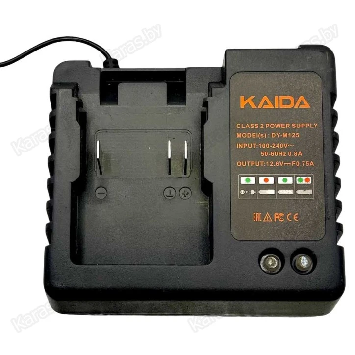 Шуруповерт-электробур Kaida 120 Нм, 21V, 2х8Ah