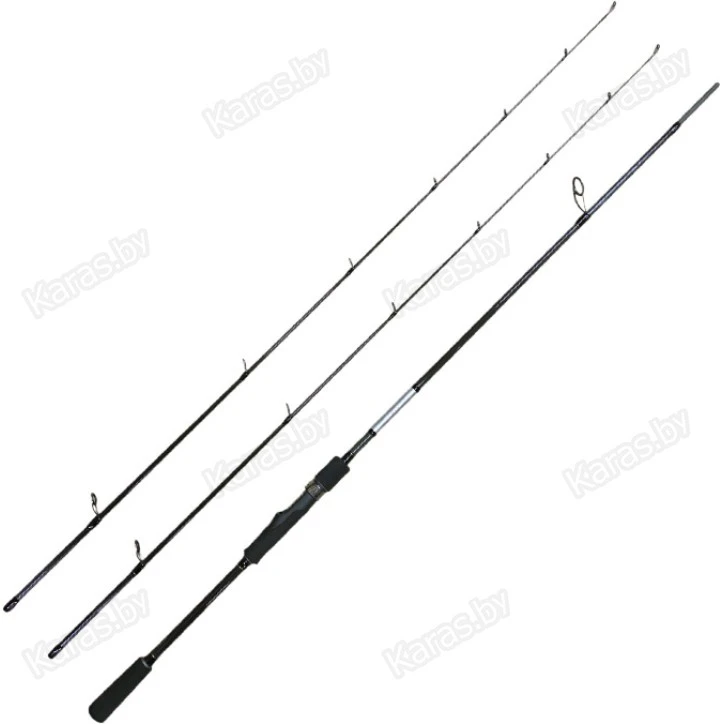 Спиннинг Kaida Inspiron Twin Tip, углеволокно, 2.59 м, тест: 7-28/10-35 г, 150 г (2 хлыста)