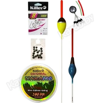 Набор для летней рыбалки Killer (2.0 - 3.0 г)