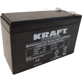 Аккумулятор для эхолота Kraft 12V, 9Ah