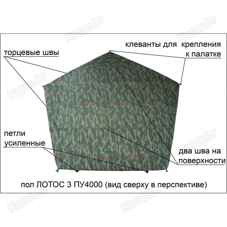 Пол утепленный Лотос 3 ПУ4000