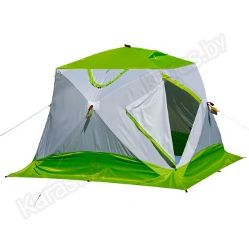 Палатка зимняя Лотос Куб 4 Компакт Лонг (2.60x2.10x1.88 м)