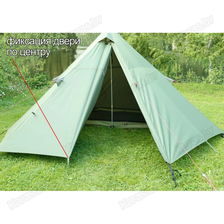 Туристическая палатка Лотос Пирамида-2 (3.60x3.40x1.9 м)
