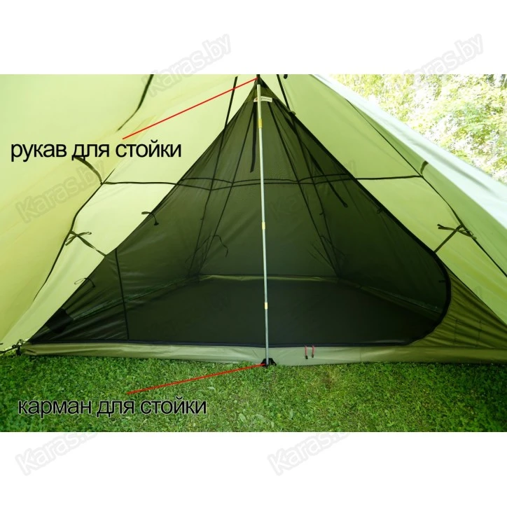 Туристическая палатка Лотос Пирамида-2 (3.60x3.40x1.9 м)