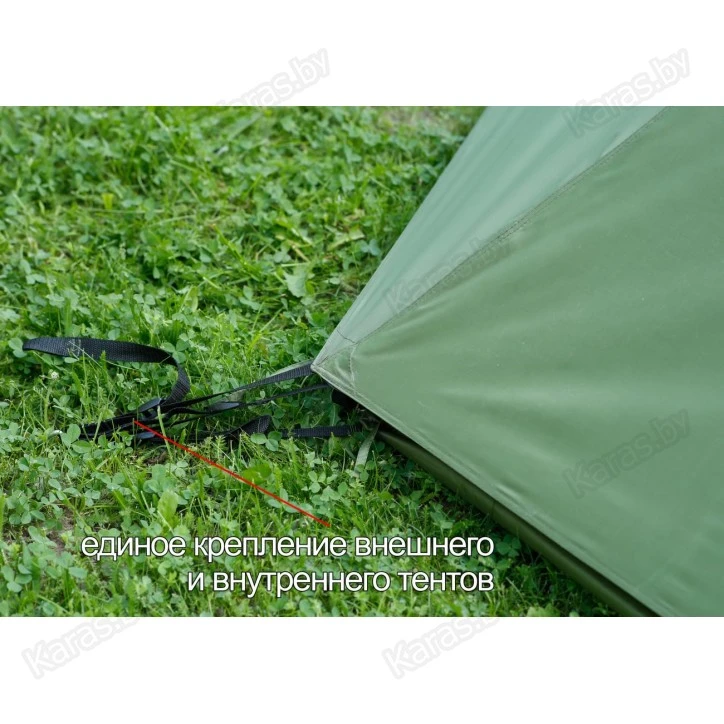 Туристическая палатка Лотос Пирамида-2 (3.60x3.40x1.9 м)