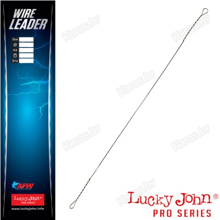 Набор поводков из гитарной струны Lucky John Wire Leader LJP6612 (8 шт.) Ø 0.11 мм
