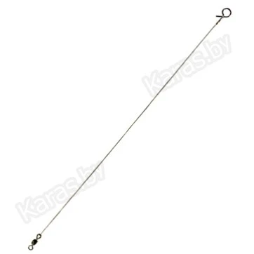 Стальные поводки Lucky John 1x19 Micro Jig Leader LJP6403 оснащённые вертлюгом (2 шт.) Ø 0.15 мм