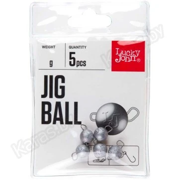 Груз чебурашка разборная Lucky John Pro Series Jig Ball 3-7 г (5 шт.)