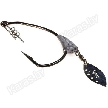 Крючки офсетные огруженные с лепестком Lucky John Predator LJH358