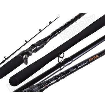 Спиннинг Lucky John Black Sense BBS CAST 150, углеволокно, штекерный, 8.4''/2.54 м, тест: 35-150 г, 275 г