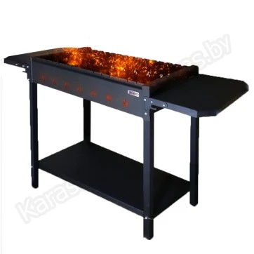Мангал стационарный Manko Классик Макси-3 1440х400х870 мм