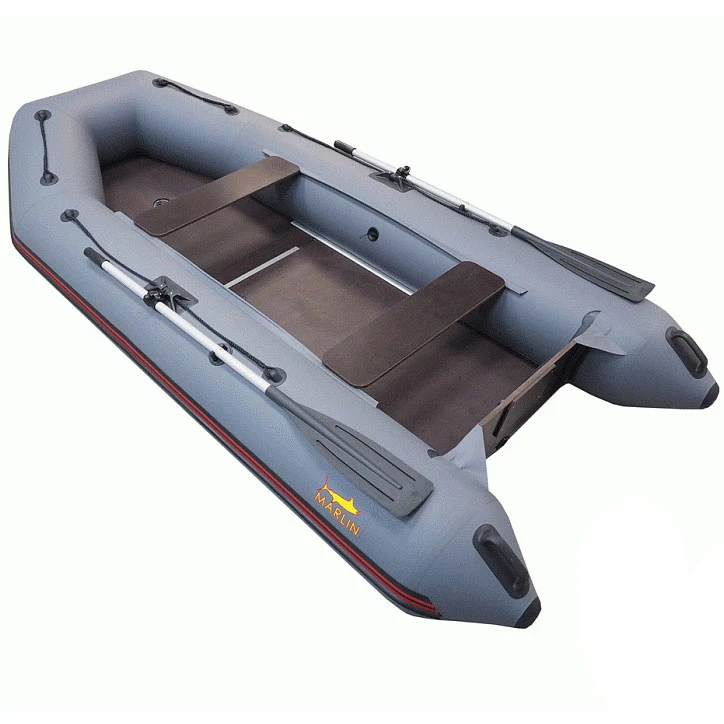 Надувная 4-местная ПВХ лодка Marlin 340SLK
