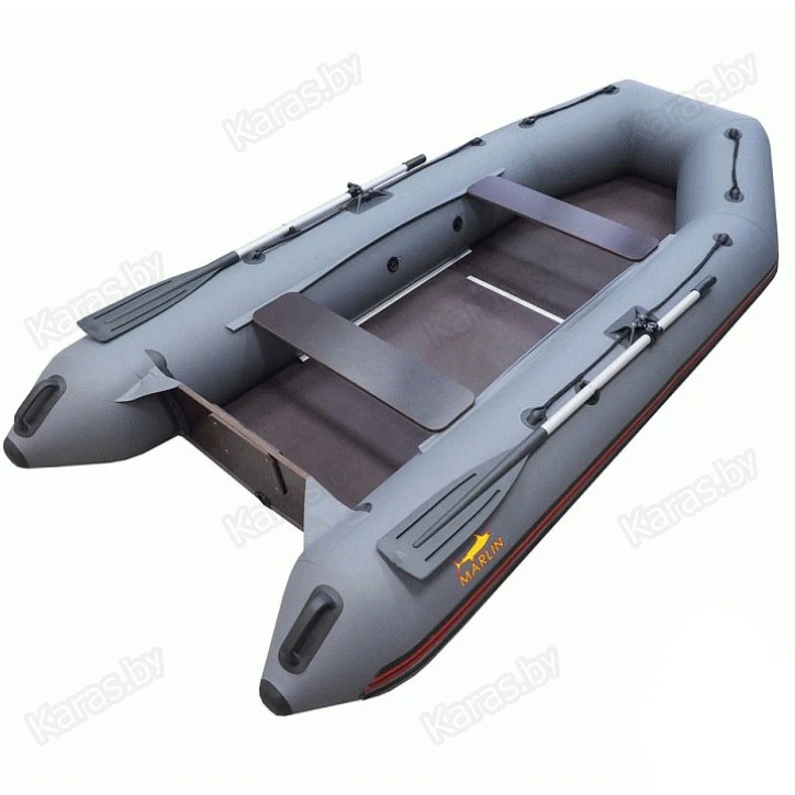 Надувная 4-местная ПВХ лодка Marlin 340SLK