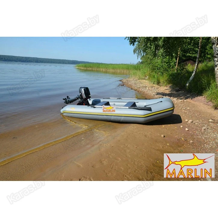Надувная 4-местная ПВХ лодка Marlin 320SLK