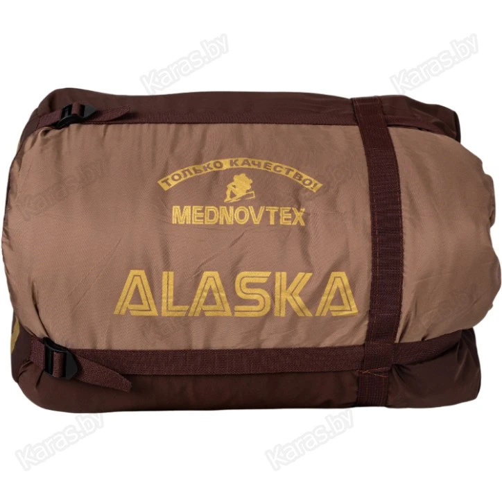 Спальный мешок Mednovtex Alaska 210x85 с подголовником (-25°C, на фланели)
