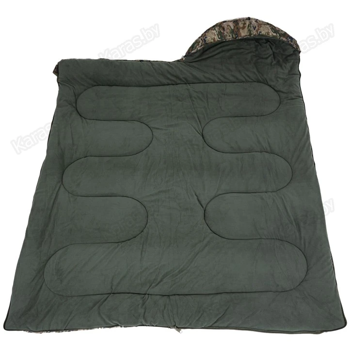 Спальный мешок Mednovtex Камуфляж 210x85 с подголовником (-25°C, на флисе)