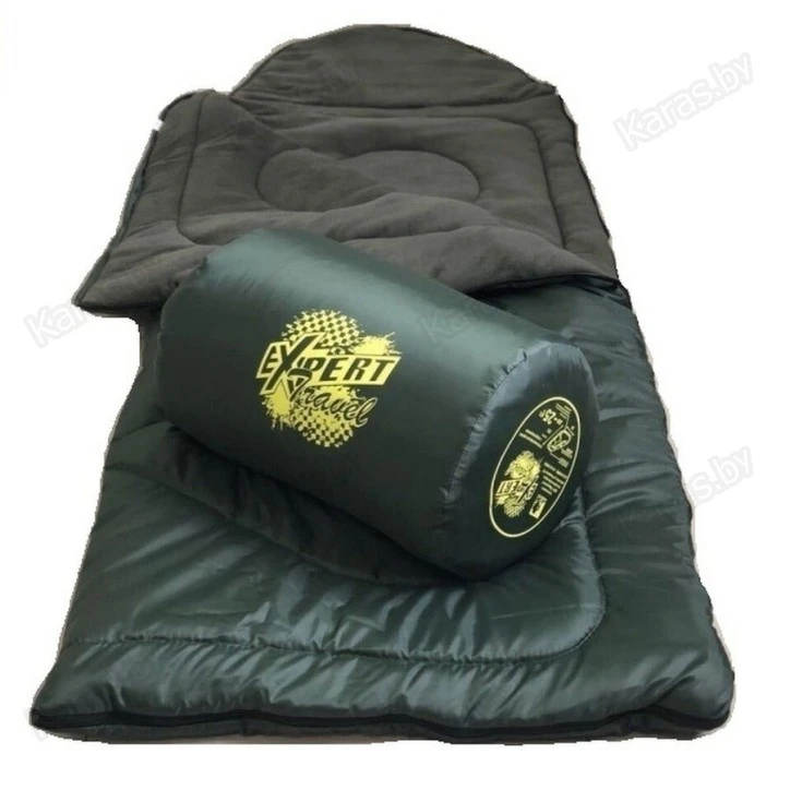 Спальный мешок Mednovtex Expert Travel 225x85 с подголовником (-20°C, на флисе)
