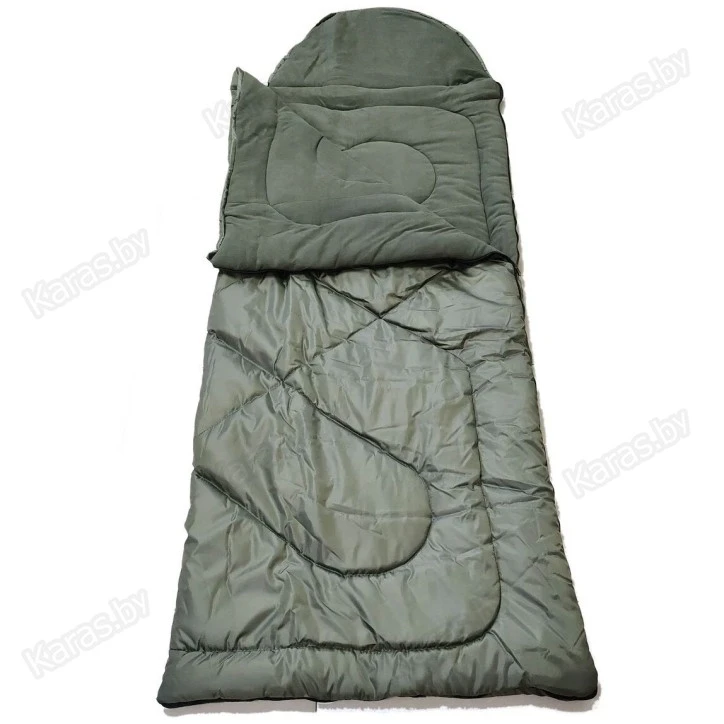 Спальный мешок Mednovtex Expert Travel 225x85 с подголовником (-10°C, на флисе)