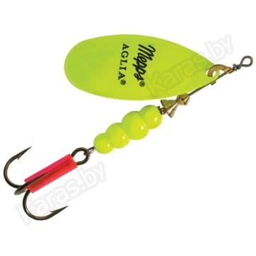 Блесна вращающаяся Mepps Aglia Fluo Chartreuse 1 (3.5г)