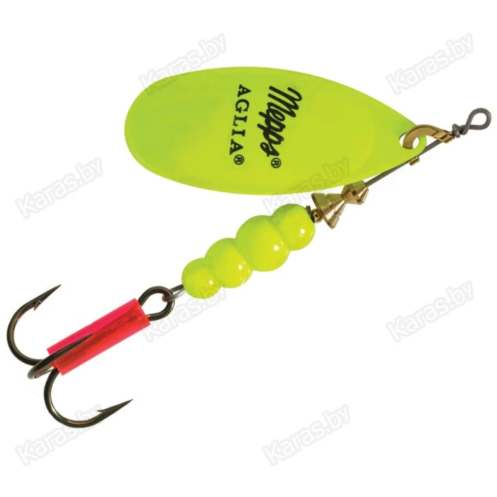 Блесна вращающаяся Mepps Aglia Fluo Chartreuse 1 (3.5г)