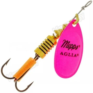 Блесна вращающаяся Mepps Aglia Fluo Rose 3 (6.5г)