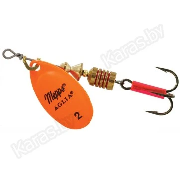 Блесна вращающаяся Mepps Aglia Fluo Orange 2 (4.5г)