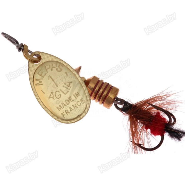 Блесна вращающаяся Mepps Aglia Mouche Rouge 1-** (3.5г)