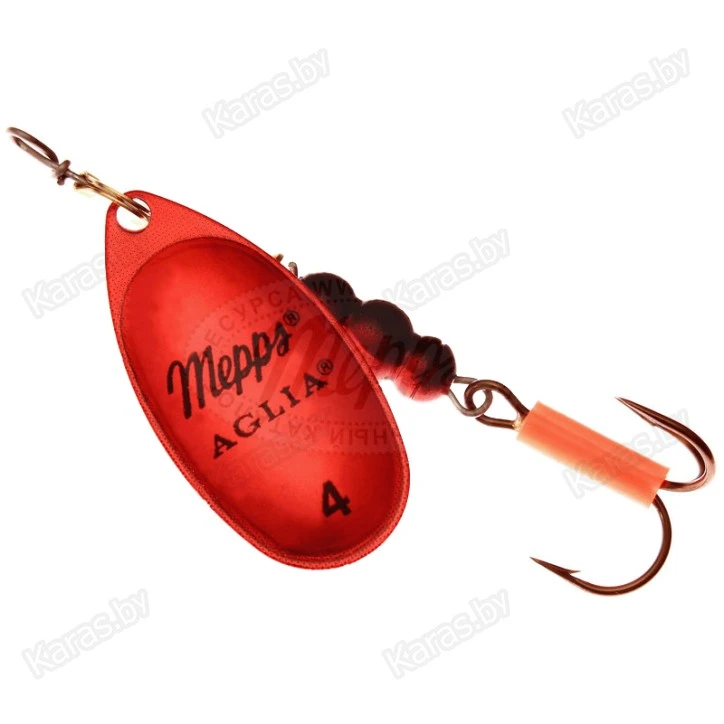 Блесна вращающаяся Mepps Aglia Platinum 4 (9г)