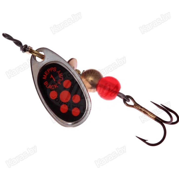 Блесна вращающаяся Mepps Black Fury Orange 1-** (3.5г)