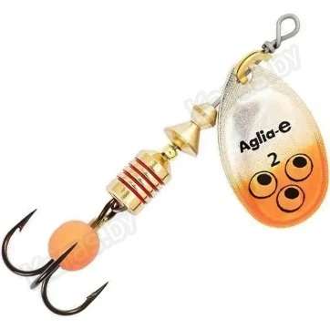 Блесна вращающаяся Mepps Aglia E-Brite Orange 2 (4.5г)