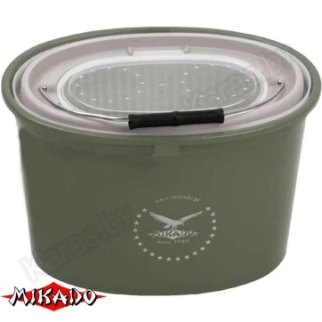 Кан рыболовный для живца Mikado UAMB-325 7 л (31x22x22 см)