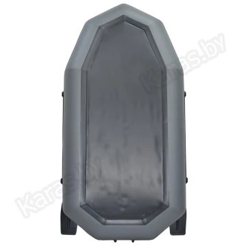 Надувная 2-местная ПВХ лодка Муссон R-240 (серая)