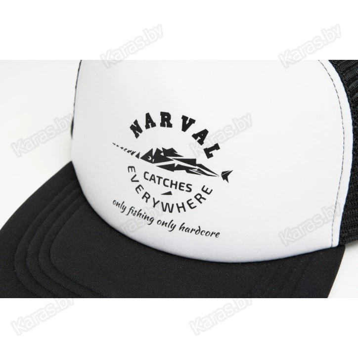 Кепка с сеткой Narval Mesh Cap Catches Everywhere Circle Black and White