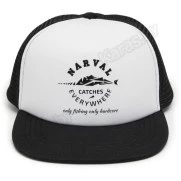 Кепка с сеткой Narval Mesh Cap Catches Everywhere Circle Black and White