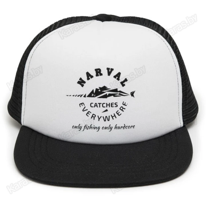 Кепка с сеткой Narval Mesh Cap Catches Everywhere Circle Black and White