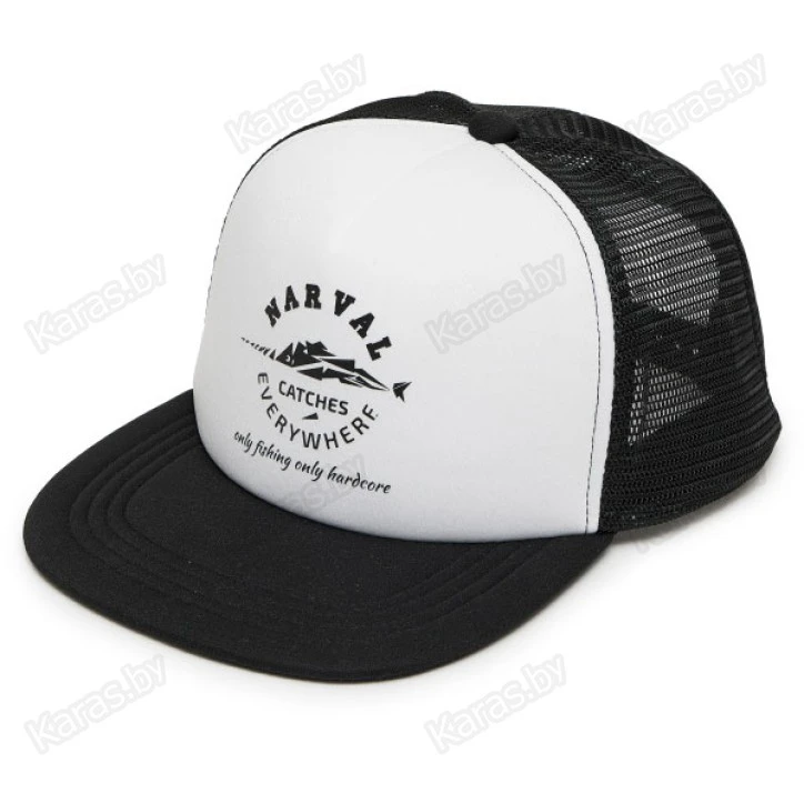 Кепка с сеткой Narval Mesh Cap Catches Everywhere Circle Black and White