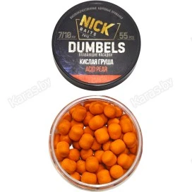 Бойлы Nick Baits Dumbels 7/10 мм (Кислая груша)