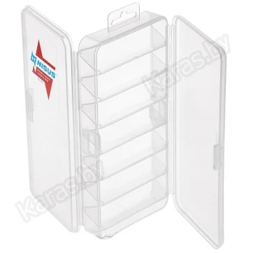 Коробка для приманок двухсторонняя Nisus N-L-65 15.3x7.7x2.6 см