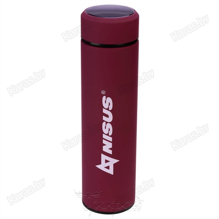 Термос Nisus 0.45 л N.TM-049-R с термодатчиком