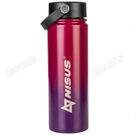 Термобутылка Nisus 0.53 л TB-022-RB c тремя крышками