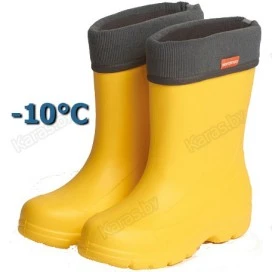 Сапоги Nordman Teen -10°C со съёмным флисовым утеплителем (желтые)