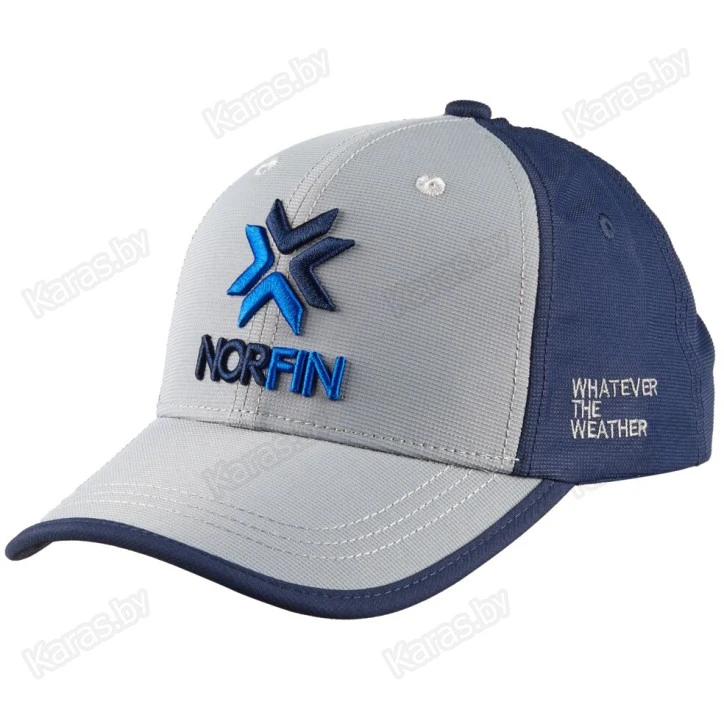 Бейсболка Norfin Grey-Blue