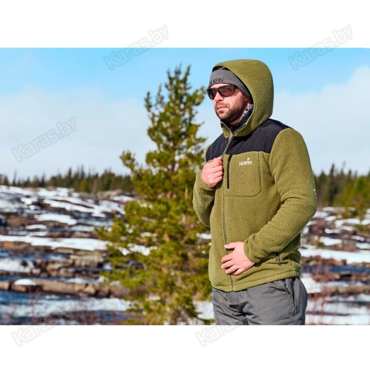 Куртка флисовая Norfin Polarguard Green